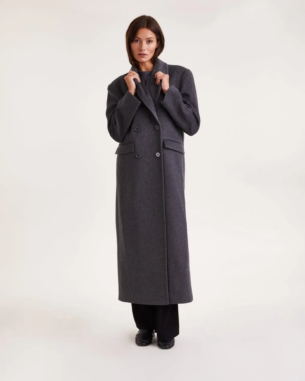 Wakakuu Icons   Coat Charlie Grey 